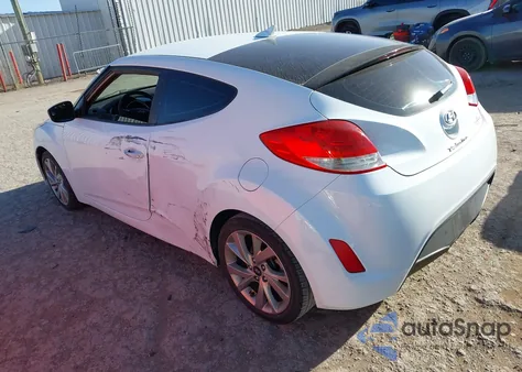 2016 Hyundai Veloster из США, поврежденный, VIN KMHTC6AD5GU256920